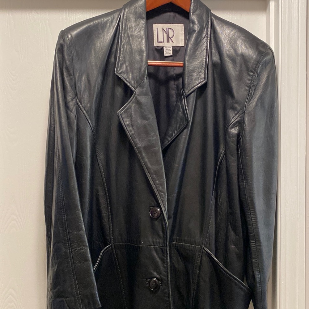 Vintage Classic Men’s LNR Leather Trench